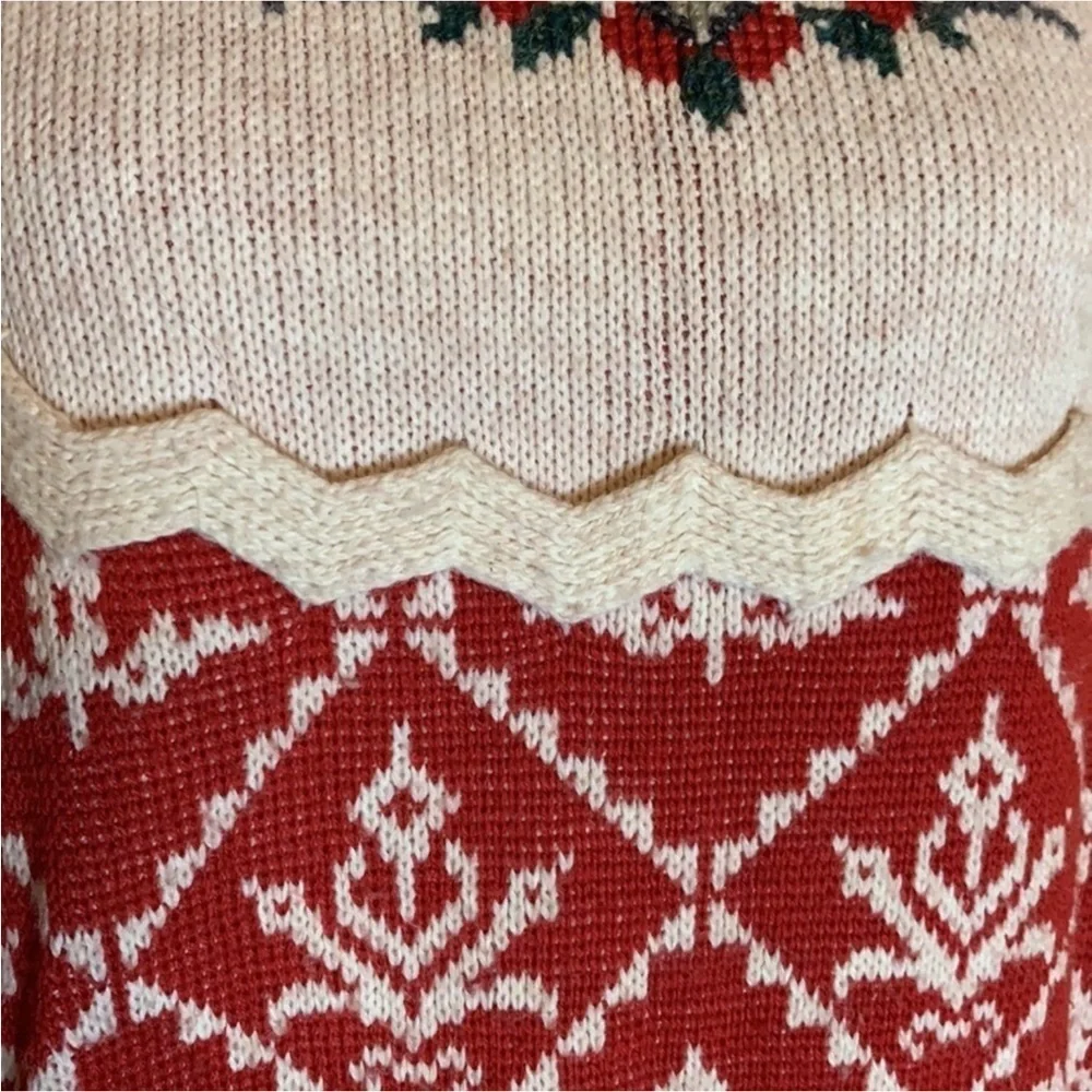 Vintage Esprit Sport Nordic wool blend sweater Size Medium